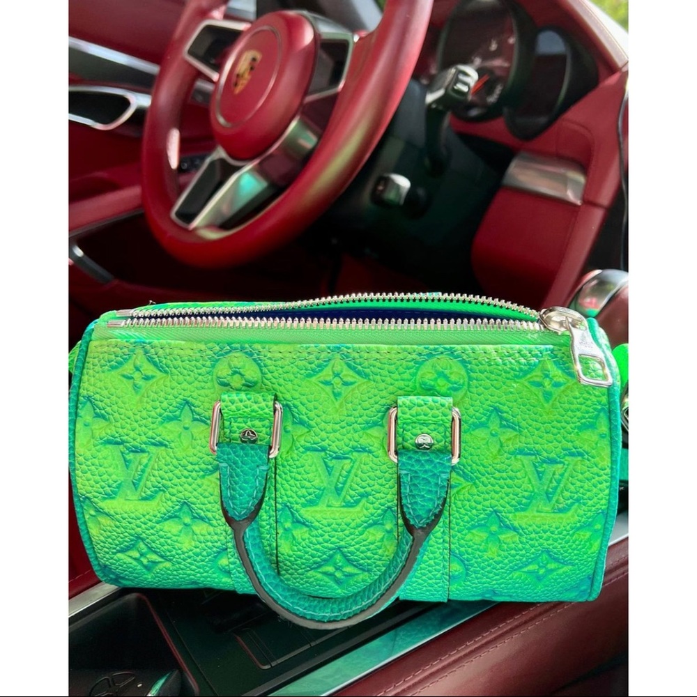 *** SOLD *** Virgil Abloh for Louis Vuitton Keepall XS Taurillon Illusion Bag - Picture 13 of 15